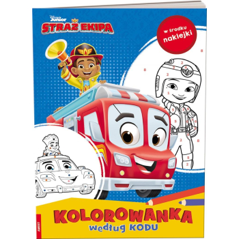 Disney. Straż Ekipa. Kolorowanka według kodu